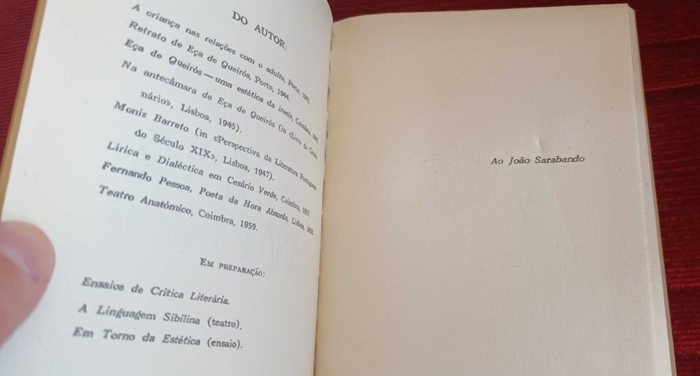 Mário Sacramento Teatro Anatómico 1 Edição  1959