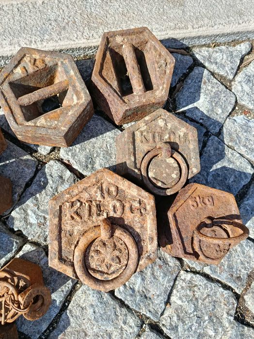 Pesos Antigos Centenários 10 kg 5 kg e vários etc...