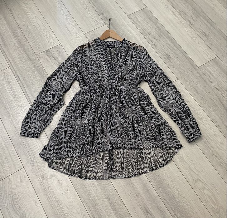 Bluzka tunika Gina Benotti 40/L   Owersize zwierzecy print