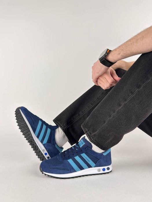 БЕЗ ПЕРЕДПЛАТИ‼️Кроссовки мужские Adidas LA Trainer 41-44р сетка
