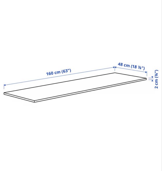 Tampo MITTZON 160x48 cm
