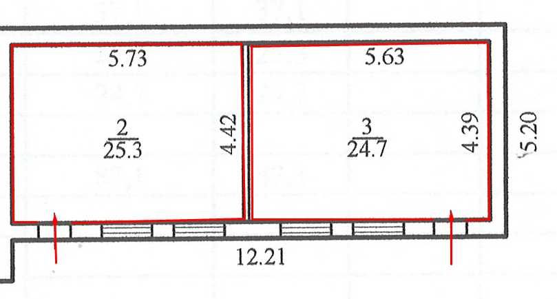 Оренда складів 24 м2, 25 м2, 51 м2, м. Апостолове, вул. Центральна, 49
