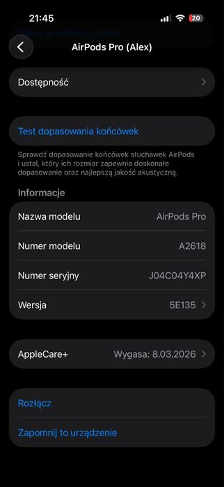 Nowy Apple AirPods Pro z ładujacym case