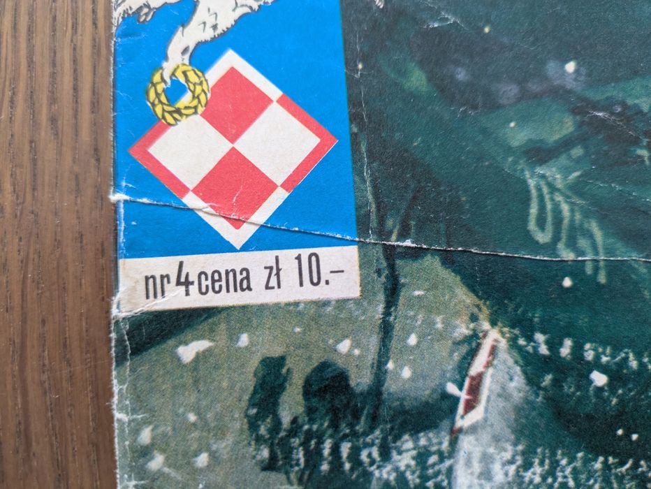 Komiks z 1976 r. Pilot śmiglowca nr 4, w śnieznych zamieciach
