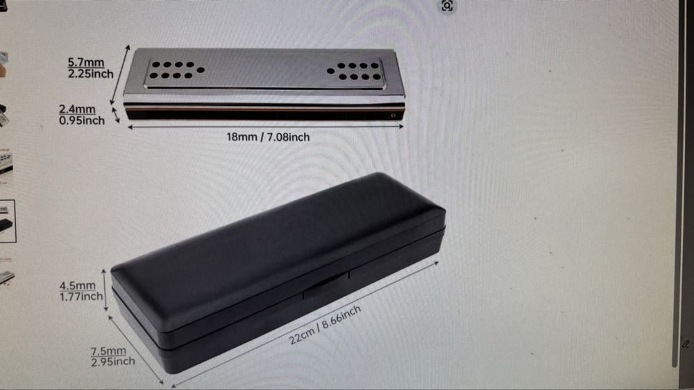 HARMÓNICA de boca - nova sem uso!