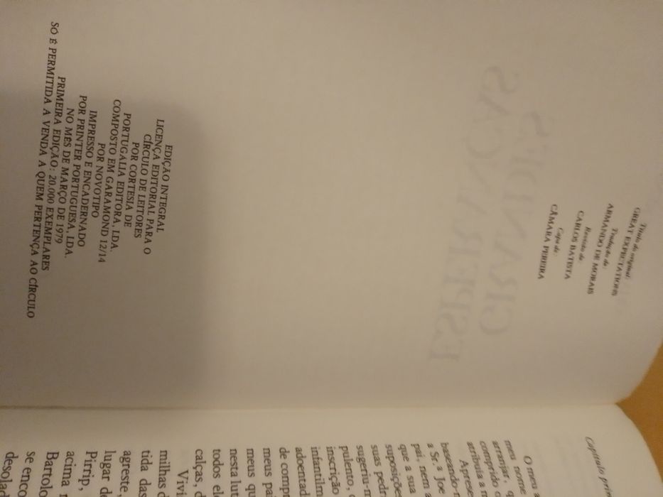 Grandes esperanças-Charles Dickens-1 edi.CL.15E-Sapatos Azuis7EDesde2E