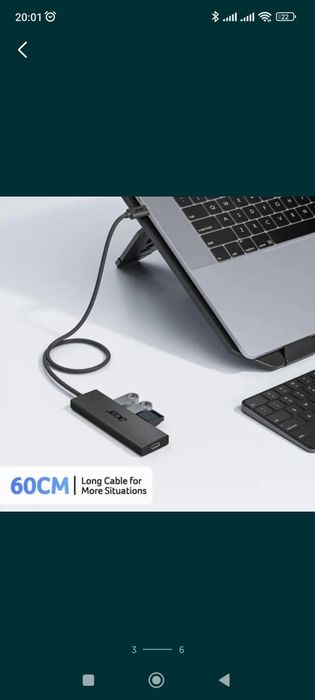 Концентратор Acer хаб 5-in-1