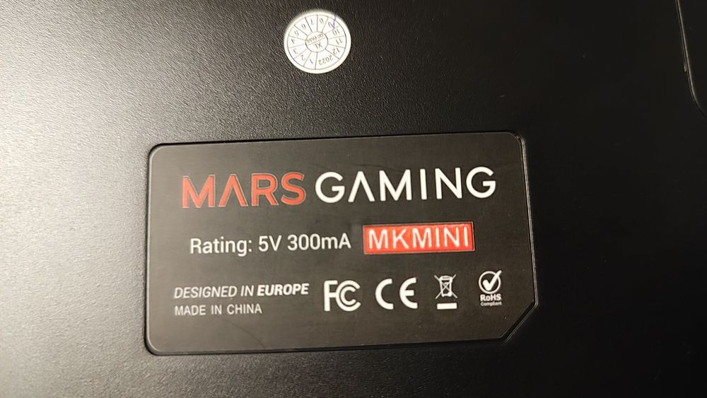 Teclado Mecânico 60% Mars Gaming