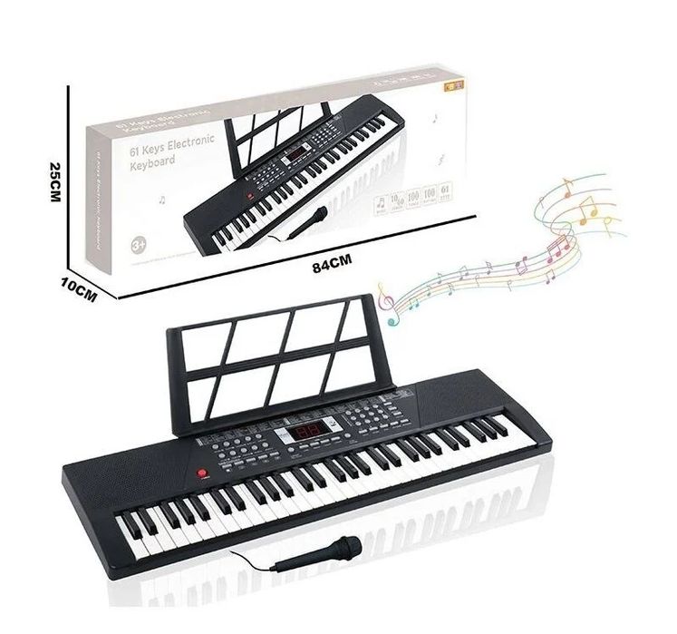 Піаніно дитяче, синтезатор дитячий LED екран,запис,тони,ритми,ефекти