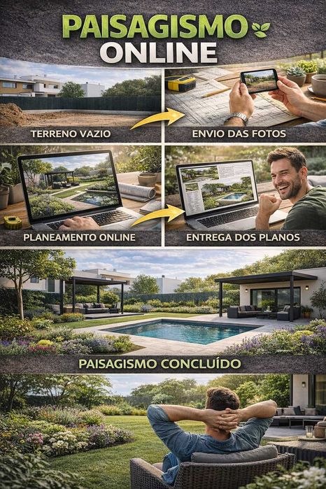 Projetos de áreas externas Personalizados em todo Portugal  inovação