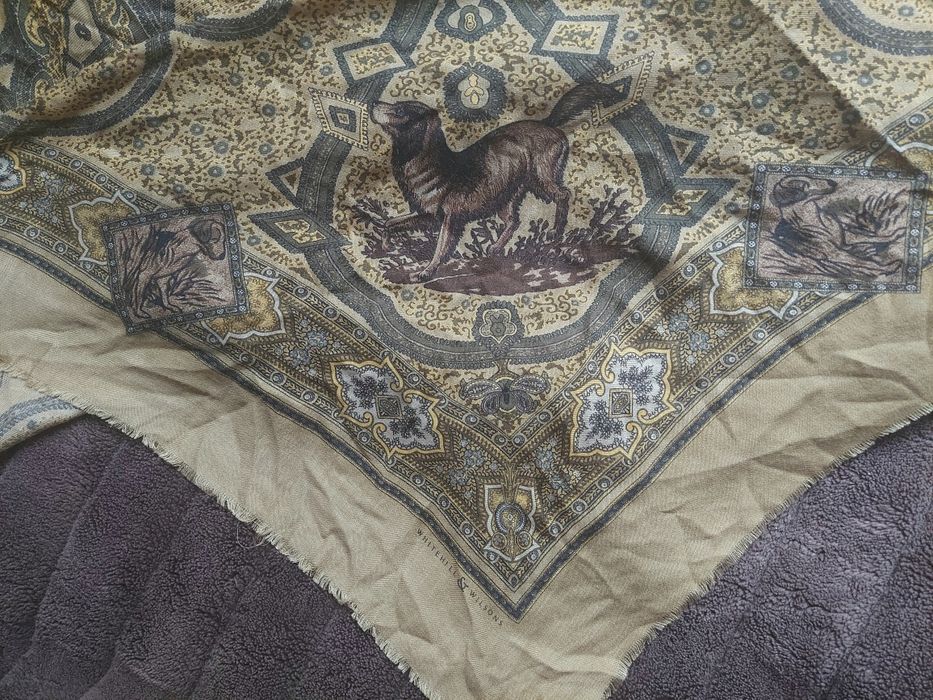 Платок шаль вінтажний paisley whitehill wilsons PASSIGATTI оригінал