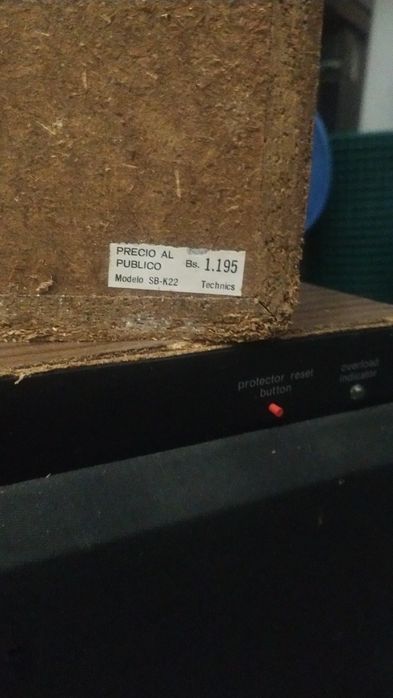 Par de Colunas de som TECNICS