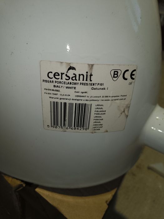 Pisuar cersanit president. Wc miska wisząca  toaleta