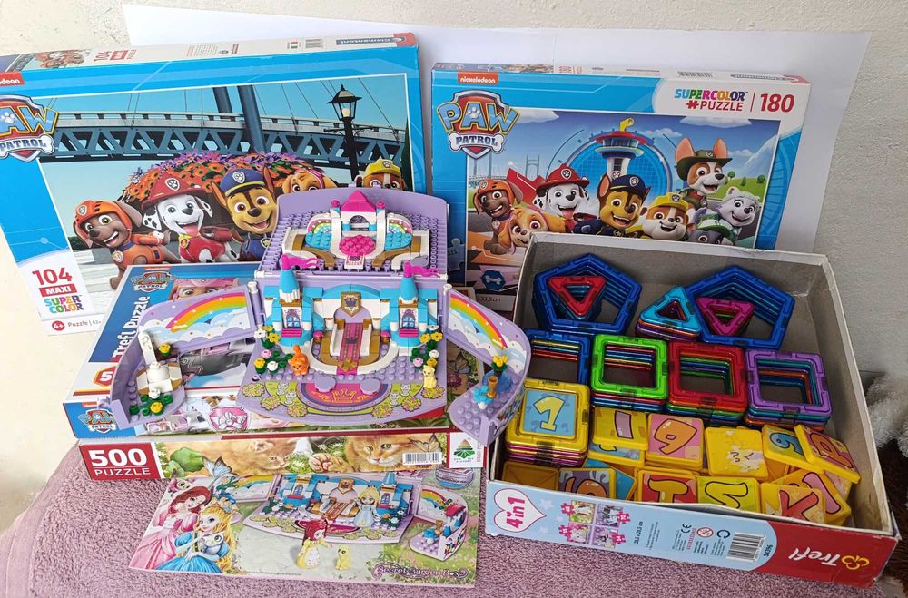 Пазли, магнітний конструктор, лего, 400 грн