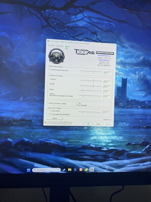 Thrustmaster t300 z pedałami SPRAWNY