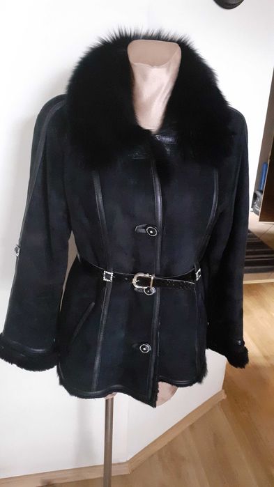 Kurtka kożuch naturalny