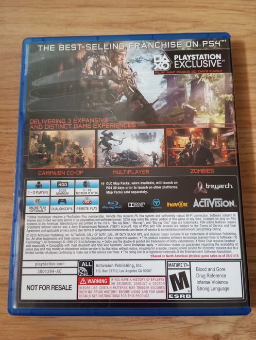 Call of Duty Black Ops IIl - Jogo PS4