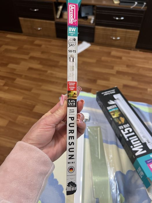 Комплект для птахів Arcadia Bird 8w UVB MiniKit і