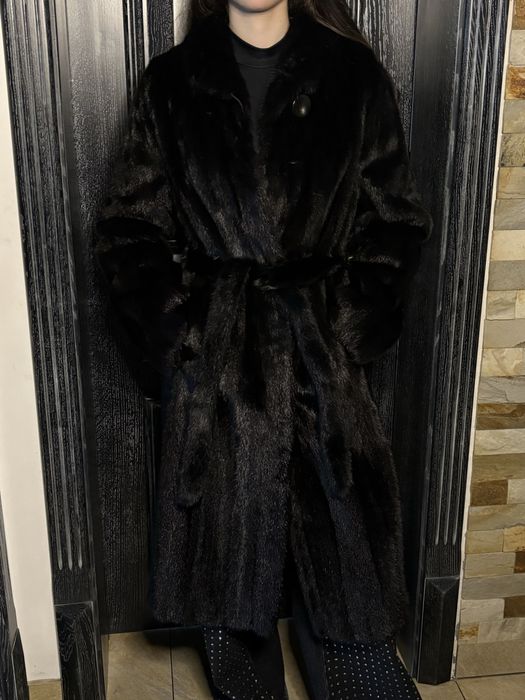 Норкова шуба натуральна