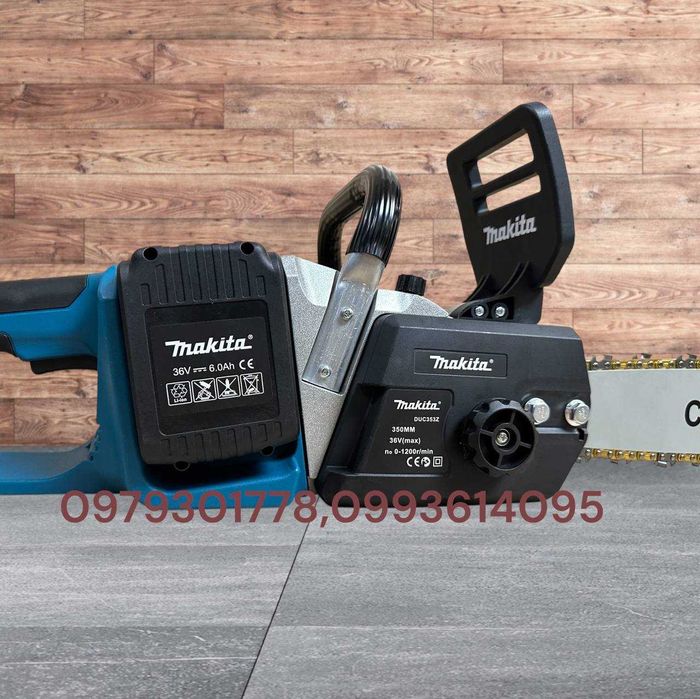Безщіткова Цепная пила Makita DUC353Z Працює на двох Акумуляторів 72V