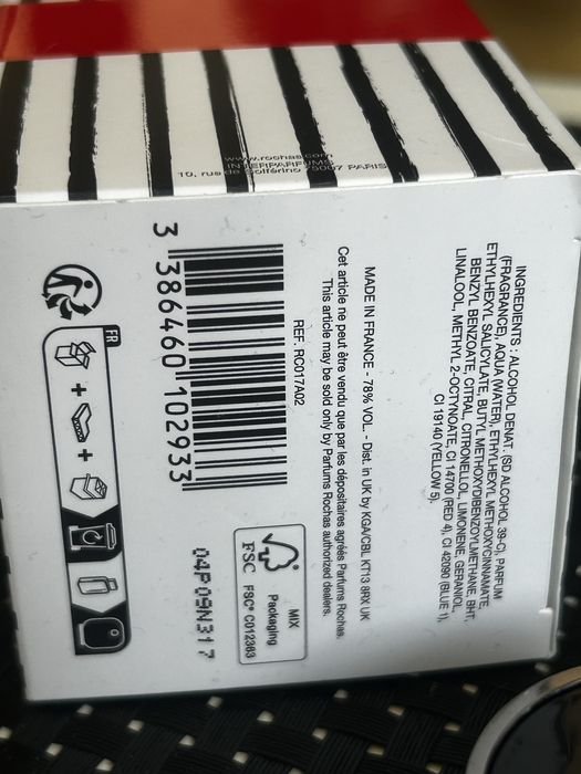 Perfumy męskie Moustache Rochas Paris 75ml