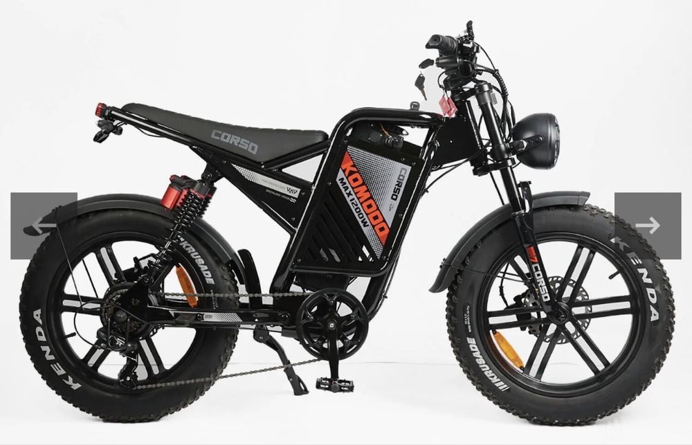 Продам елекро велосипели corso komodo 1200w