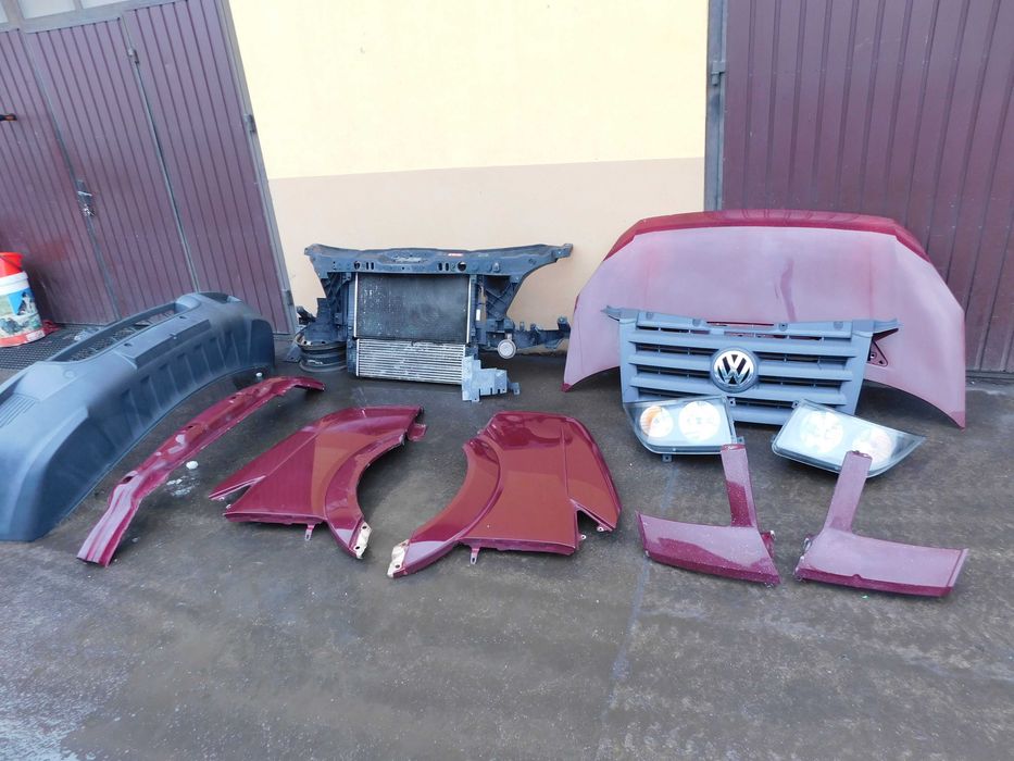 VW Crafter przód kompletny maska chłodnice zderzak lampy błotniki OEM