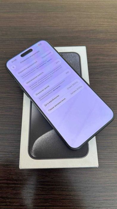 Продам 15 Pro Max Black Titanium 256gb, Neverlock