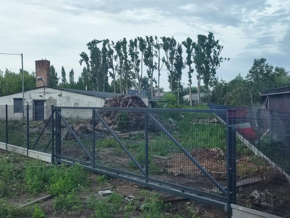 Ogrodzenia panelowe panel słupki bramy furtki płot palety