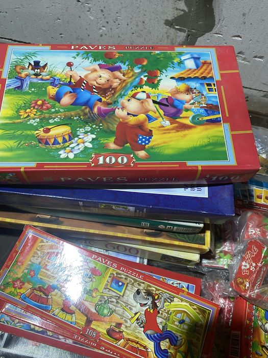 Пазлы для детей очень много