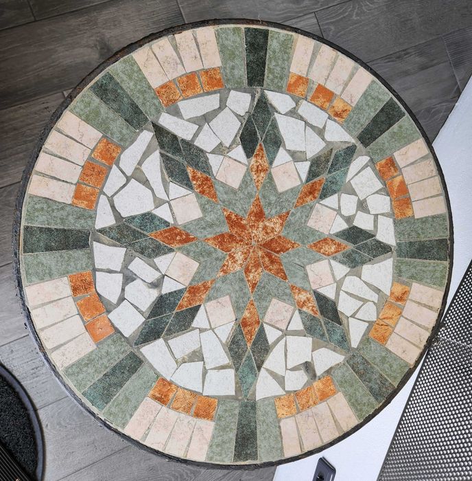 Mesa de Jardim Redonda
