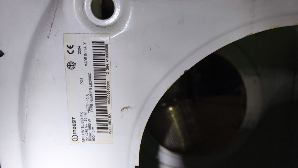 сливной насос (помпа) в сборе с улиткой от Indesit/Ariston