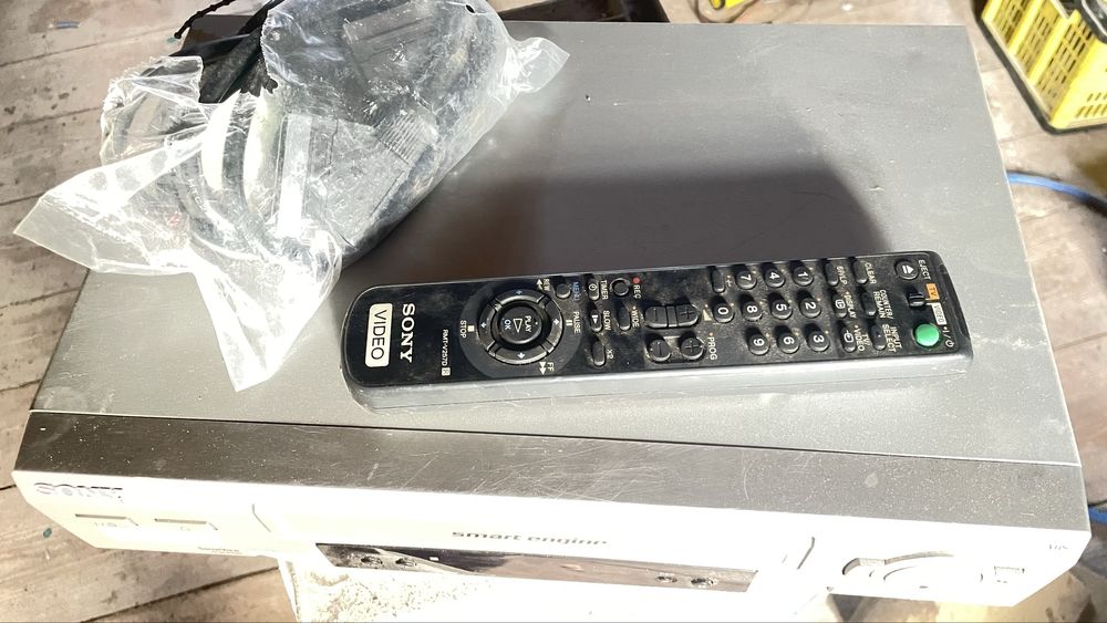 Leitor de casete VHS Sony