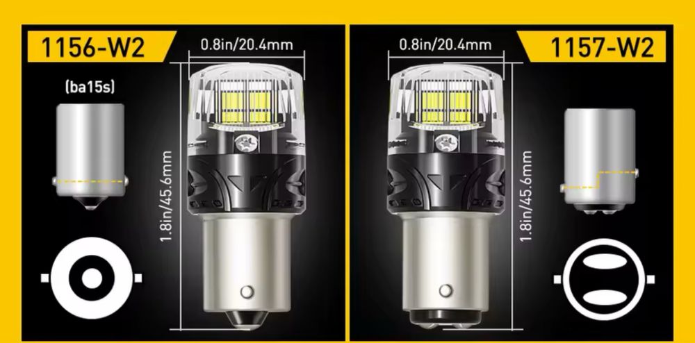 LED P21W 15w-25w canbus