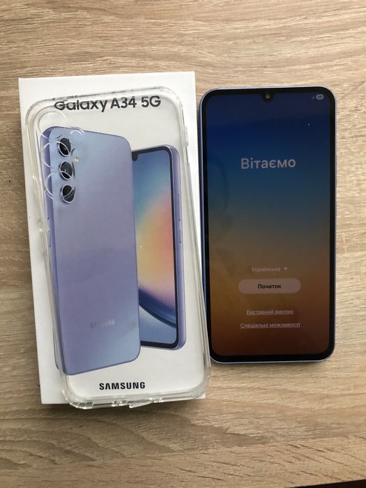 Samsung a346 з коробкою і чехлом 6/128