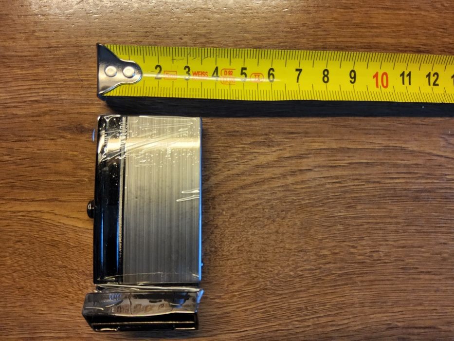 Klamra do paska metalowa nowa folia top