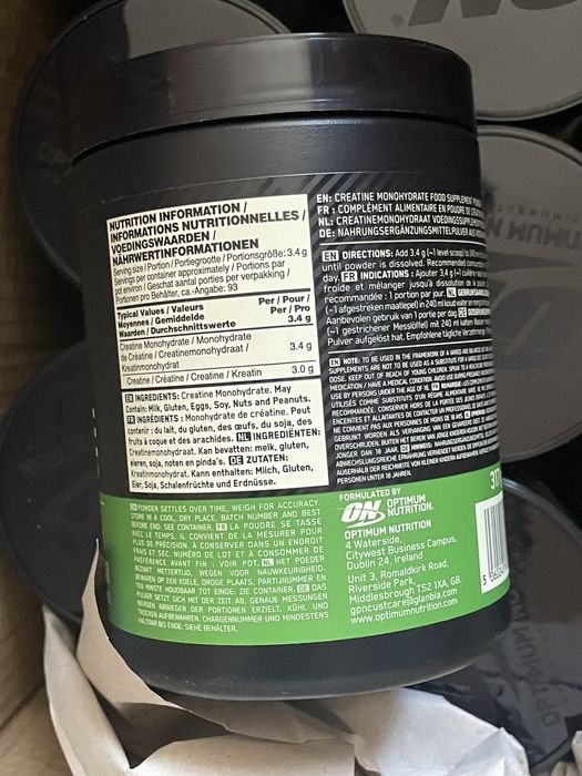 Optimum Nutrition Creatine Powder 317g Креатин Моногідрат 300 г