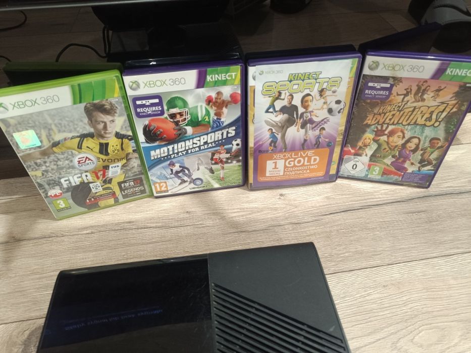 Xbox 360 gry 1xpad kamera