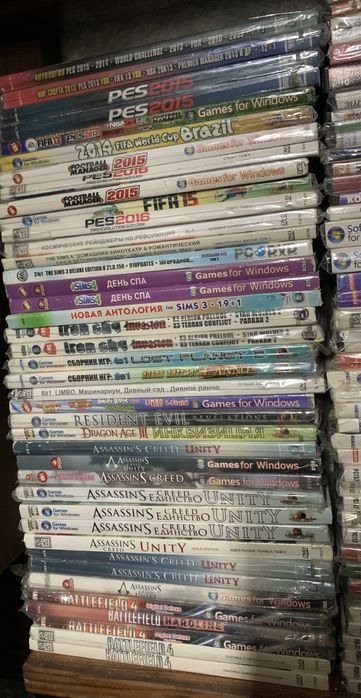 Игры на ПК(диски).