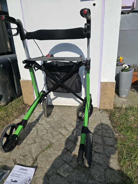 Ambona chodzik rollator balkonik  podpórka inwalidzka.Lekki aluminiowy