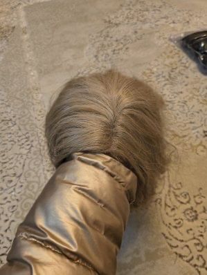 Peruka ciemny blond stan bardzo dobry