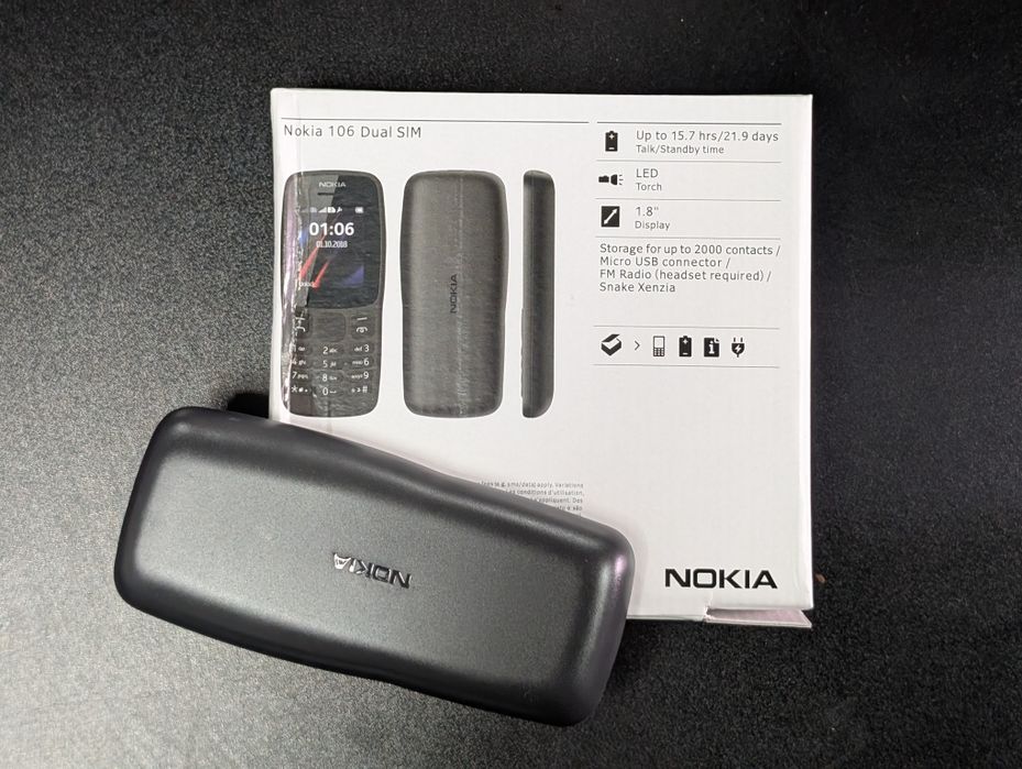 Минимум функций — максимум надёжности: Nokia 106 Dual SIM
