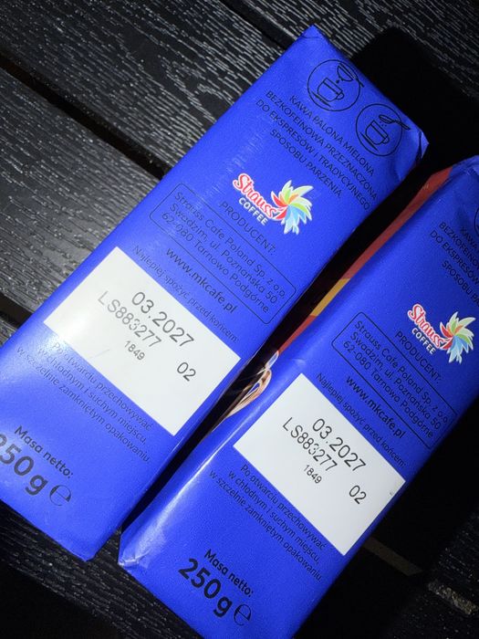 2 kawy mielone Mk cafe bezkofeinowe cena za 2