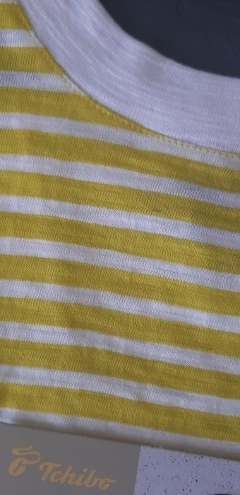 Pasiasta koszulka damska, S, Tchibo