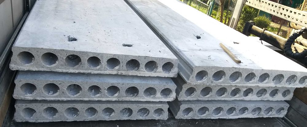 Панелі перекриття залізобетонні полегшені (висота 16см).Найнижчі ціни