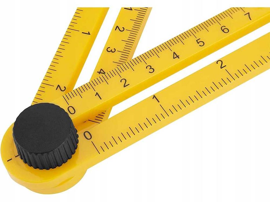 Kątownik Wielofunk Templater Linijka Miarka Kątowa szablon regulowany