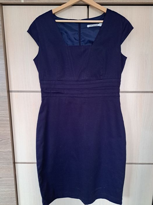 Granatowa damska sukienka Quiosque  rozmiar L -40