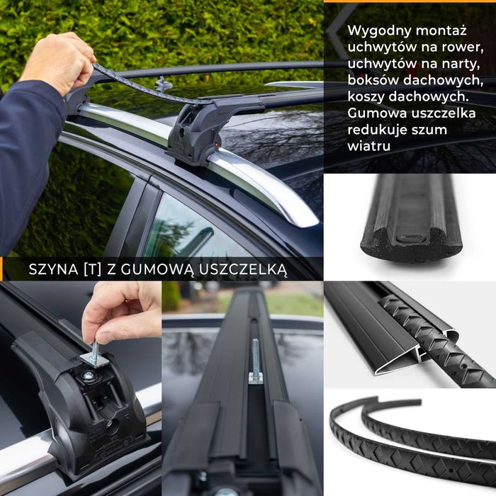 Bagażnik dachowy belki poprzeczki na Renault Talisman Captur Megane