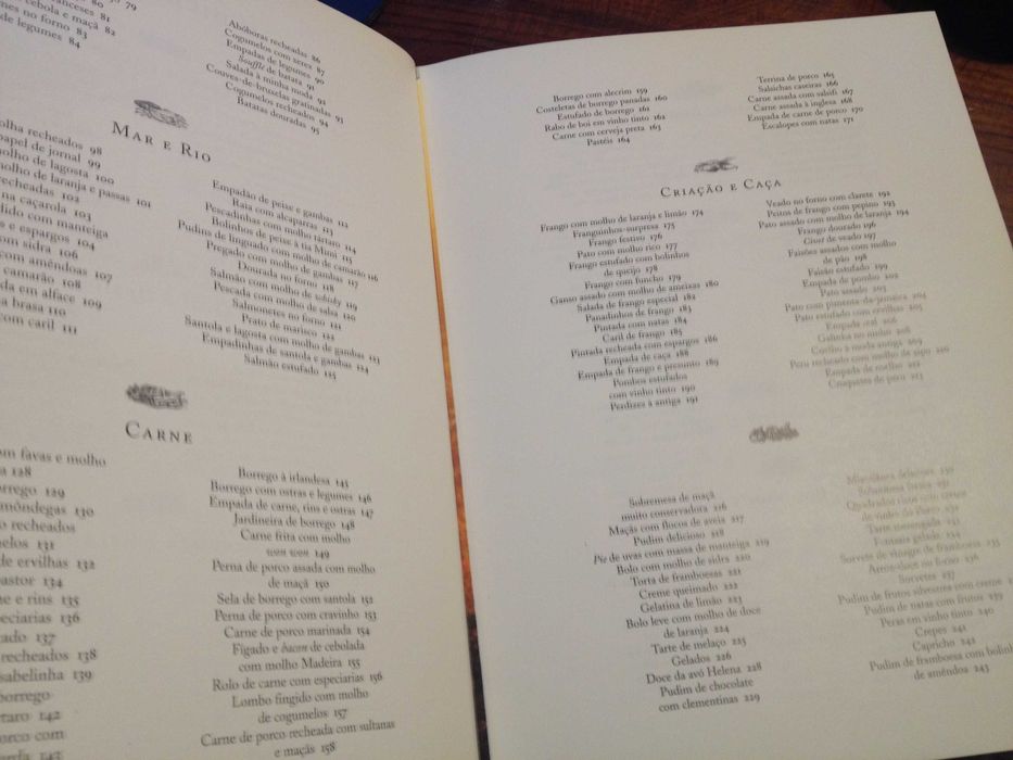 Receitas à moda antiga