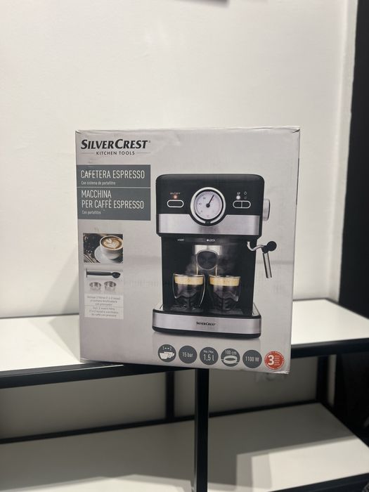 Nowy Ekspres do kawy cisnieniowy SEM 1100 C5, 1100 W    Lidl
